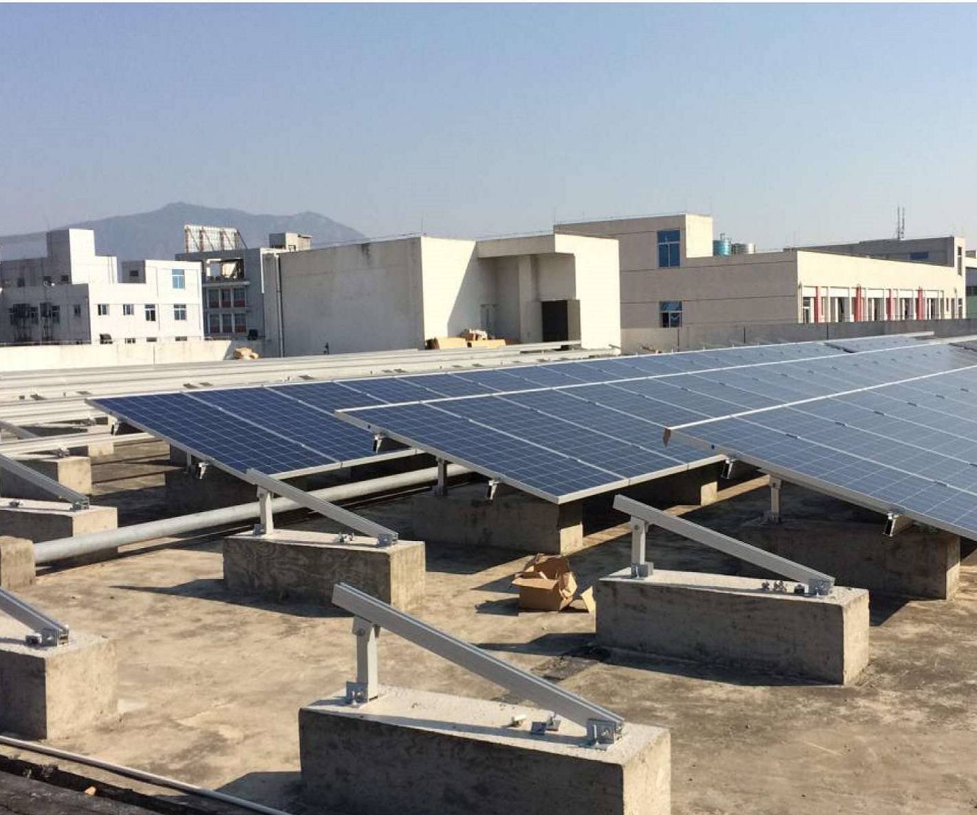 平屋顶太阳能支架1MW